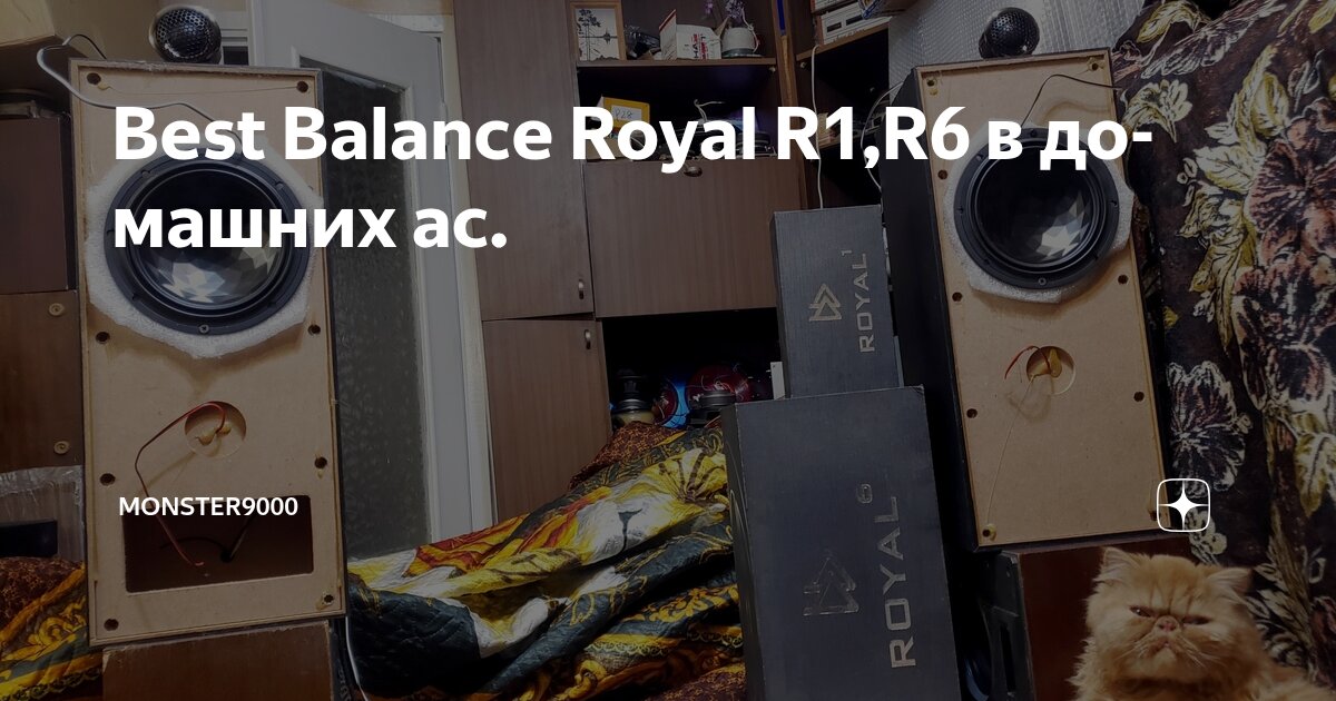 Best Balance Royal R1,R6 в домашних ас. | Monster9000 | Дзен