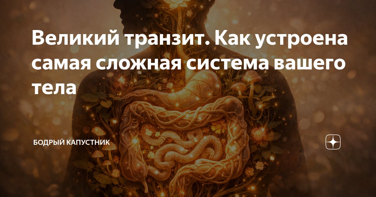 Великий транзит. Как устроена самая сложная система вашего тела