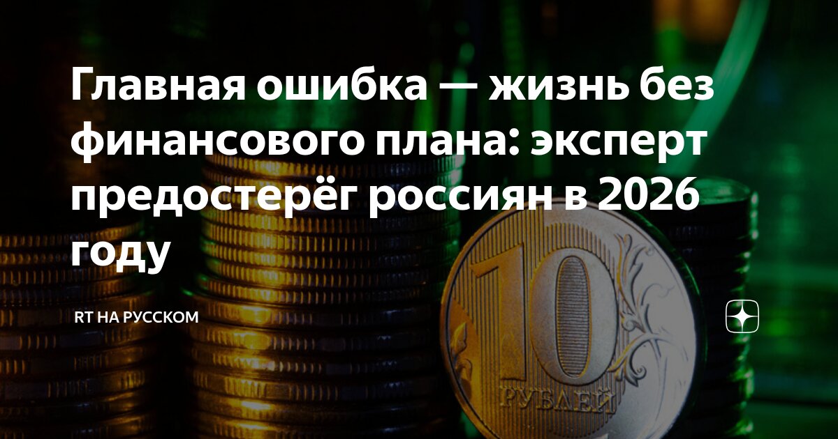 Главная ошибка — жизнь без финансового плана: эксперт предостерёг ...