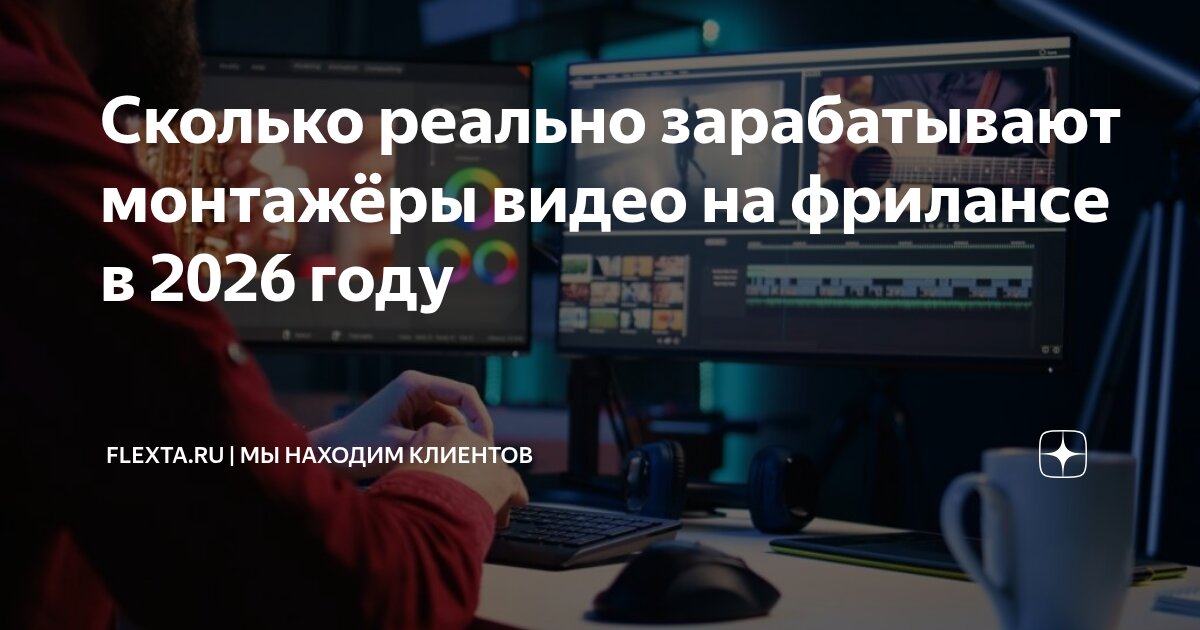 Сколько реально зарабатывают монтажёры видео на фрилансе в 2026 году ...