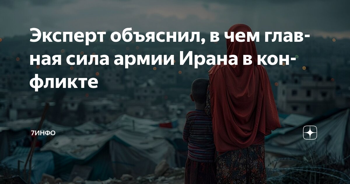 Эксперт объяснил, в чем главная сила армии Ирана в конфликте | 7инфо | Дзен