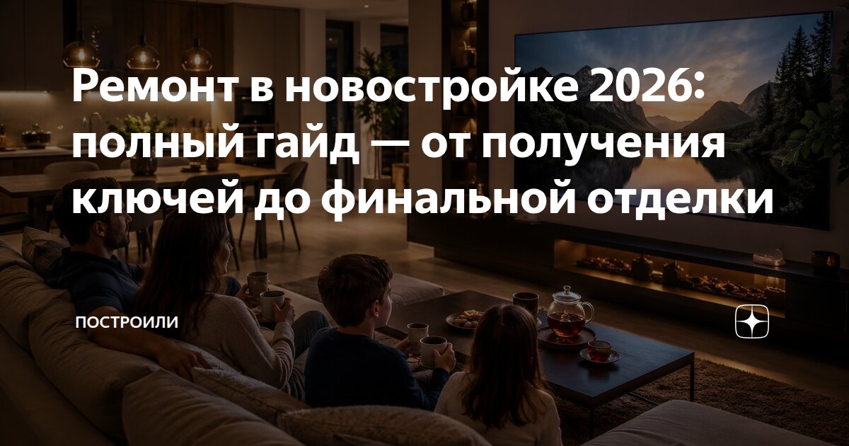 Обложка статьи о ремонте в новостройке