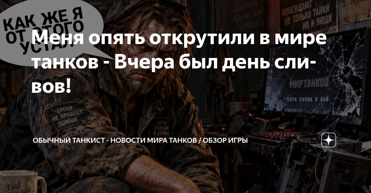 Меня опять открутили в мире танков - Вчера был день сливов! | ОБЫЧНЫЙ ...