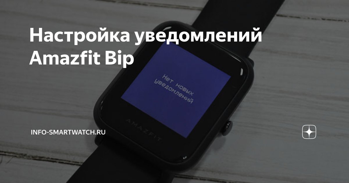 Amazfit Bip Info SmartWatch.ru