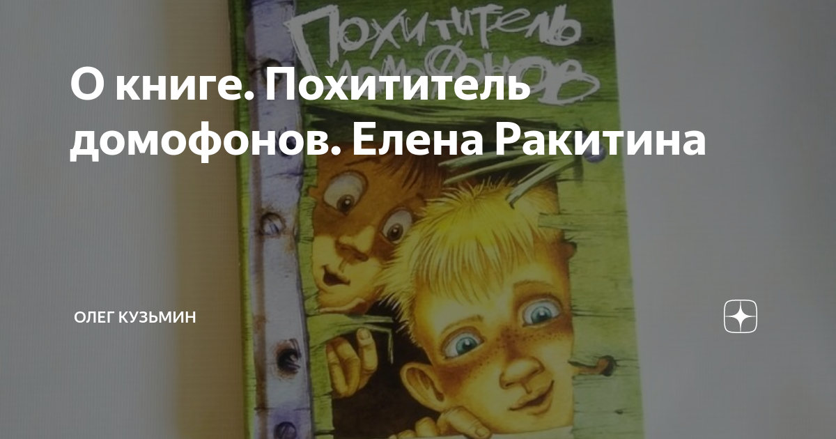 О книге. Похититель домофонов. Елена Ракитина | Олег Кузьмин | Дзен
