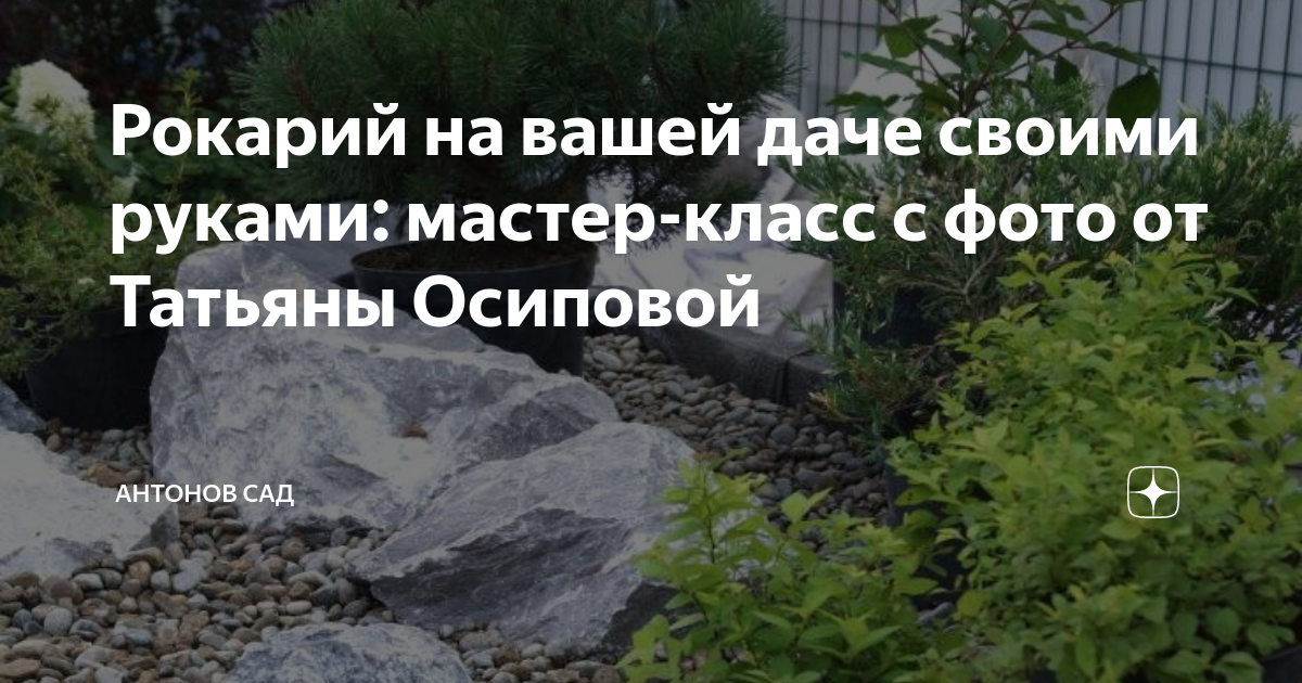 Создание красивого рокария своими руками: основы и советы