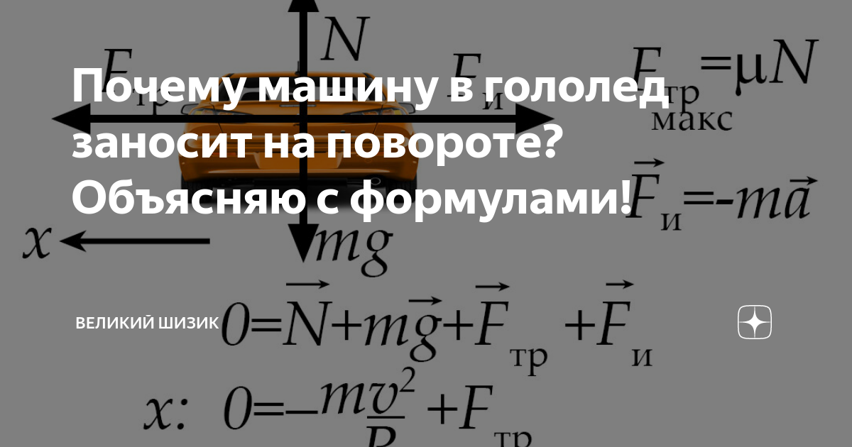 Как действовать, если автомобиль занесло на дороге - 16 сентября - ру