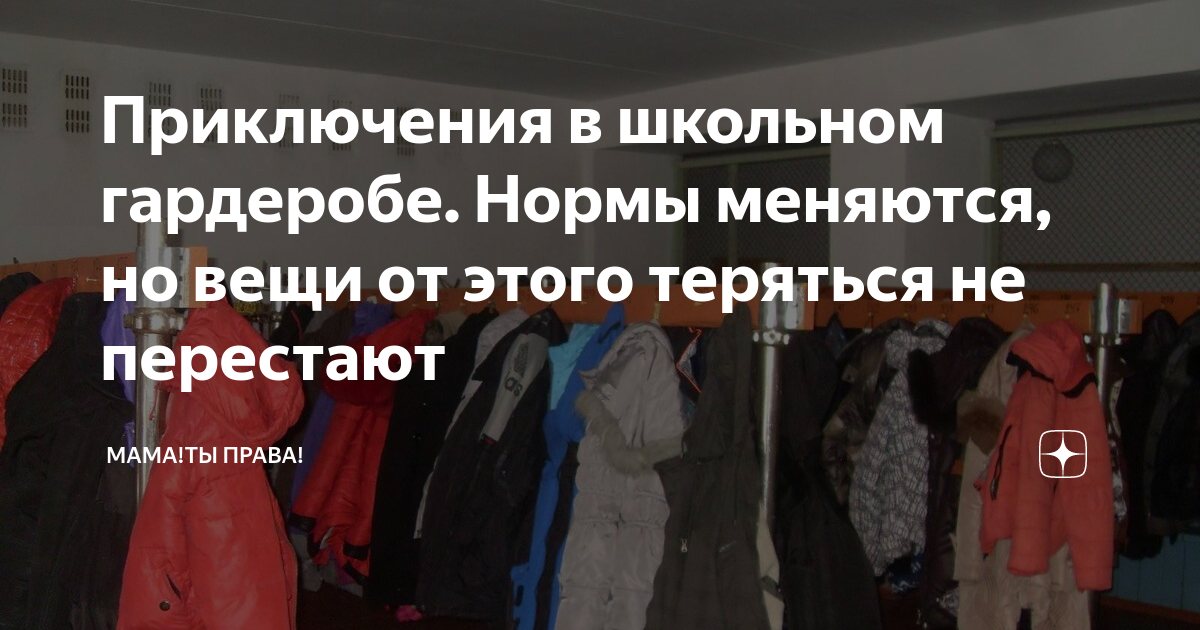 Несет ли школа ответственность за вещи в гардеробе учеников