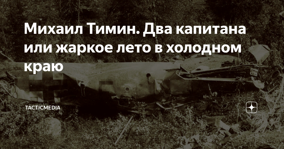 Михаил Тимин. Два капитана или жаркое лето в холодном краю ...
