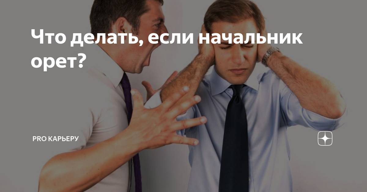 Игра на нервах: что делать, если начальник позволяет себе крики и оскорбления | Большие Идеи