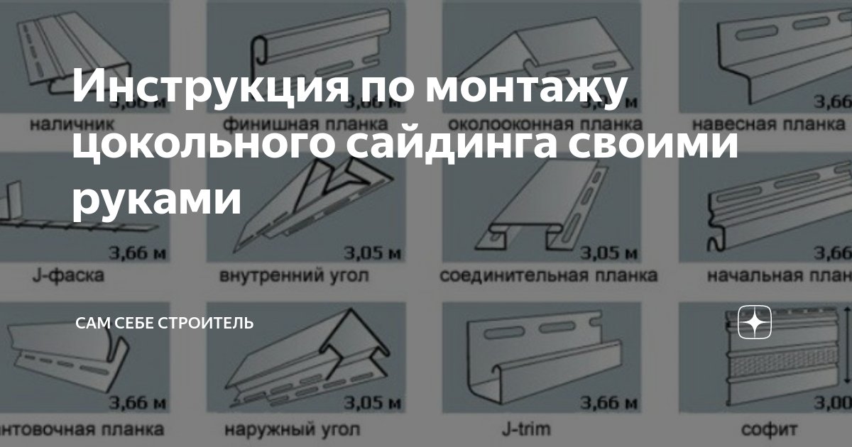 Отделка цоколя дома сайдингом своими руками