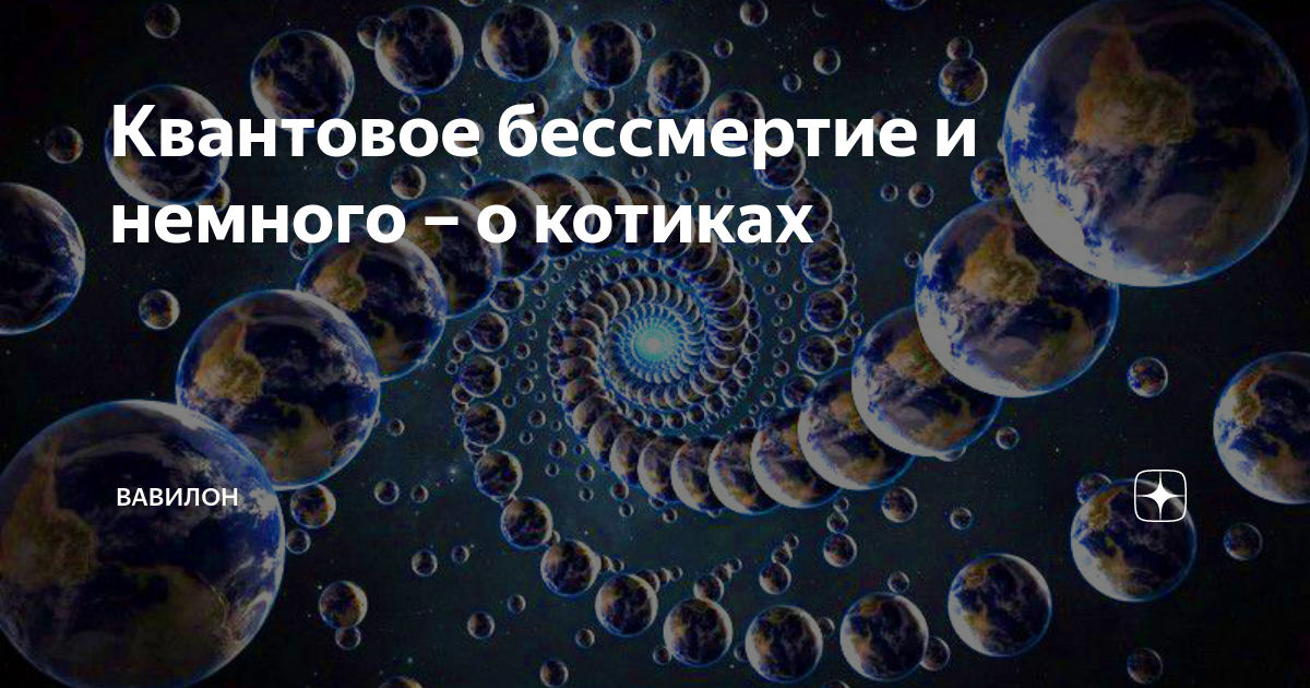 Квантовое бессмертие проект