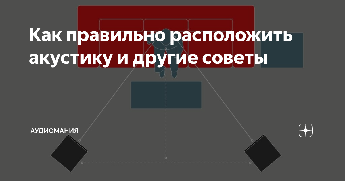 Как правильно расположить акустику и другие советы | Аудиомания | Дзен