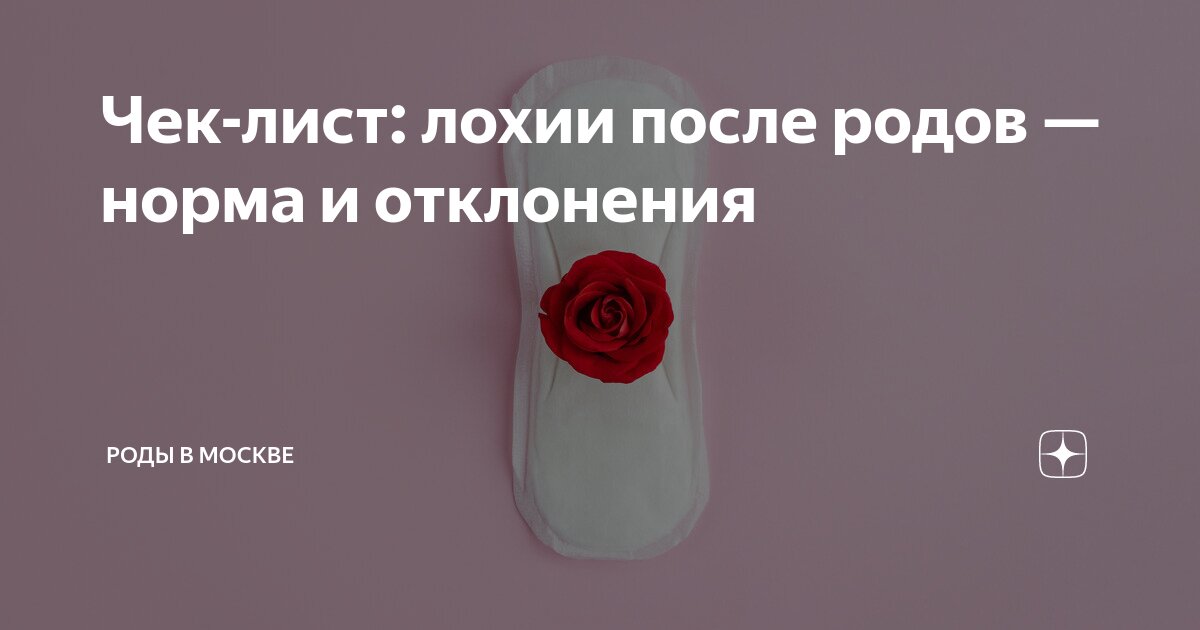 Лохии после родов