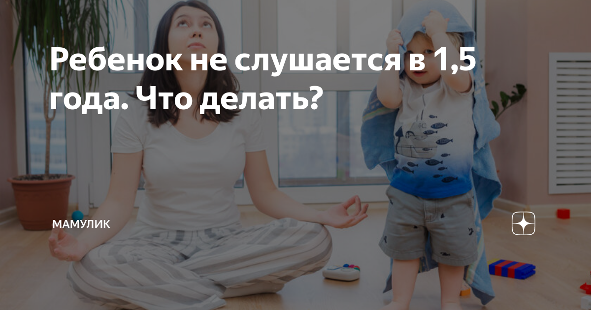 Что делать, если двухлетний ребёнок перестал слушаться?