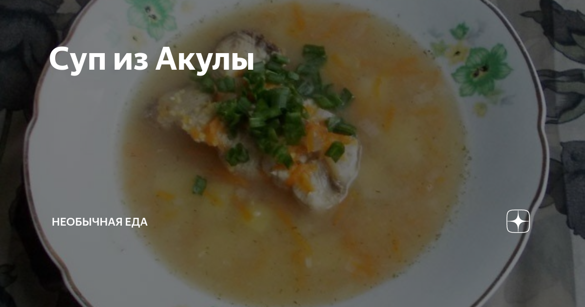 Уха из акулы