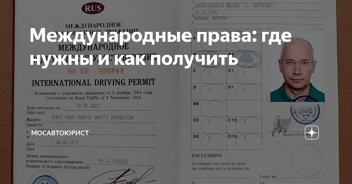 Водительское удостоверение российского образца и международного в чем разница
