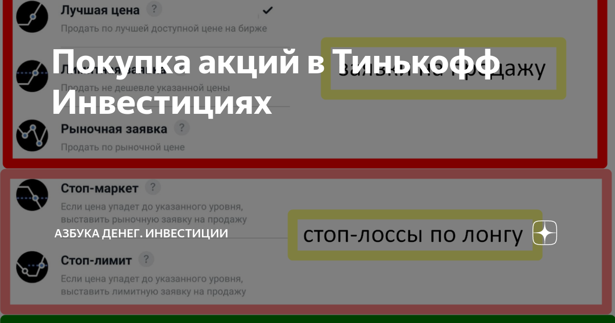 Покупка акций в Тинькофф Инвестициях | Азбука денег. Инвестиции | Дзен