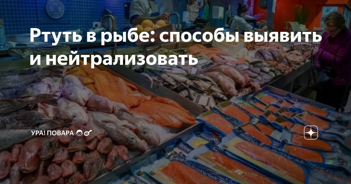 Ртуть в рыбе: способы выявить и нейтрализовать | Ура! Повара 👨‍🍳 | Дзен