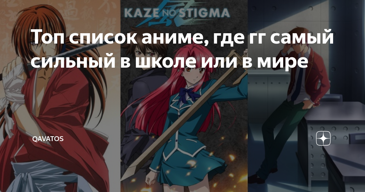 Топ список аниме, где гг самый сильный в школе или в мире