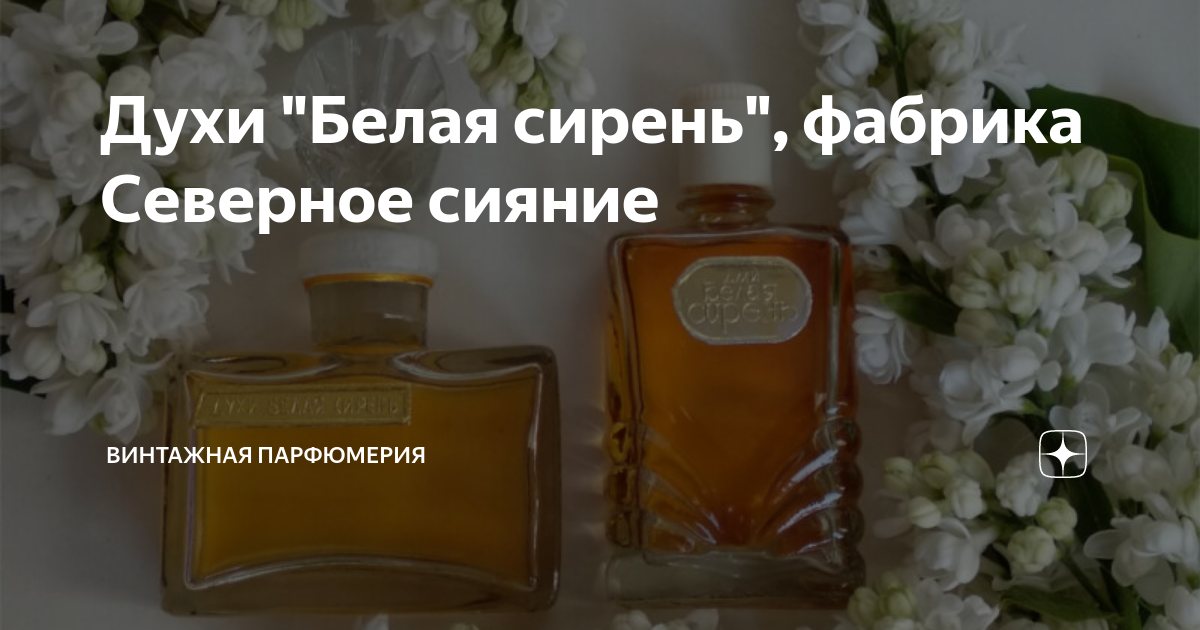 духи белая сирень северное сияние купить