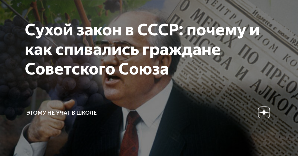Сухой закон в СССР: почему и как спивались граждане Советского Союза ...