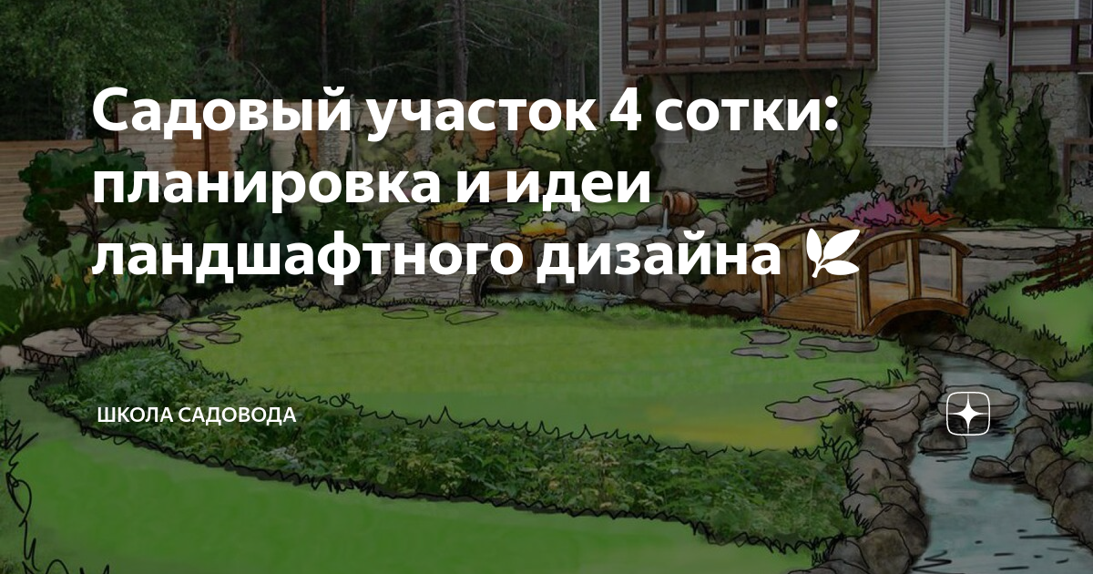 Зонирование на 4 сотках