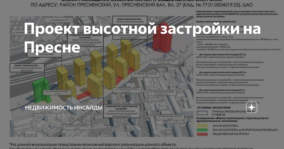 План застройки пресненского района