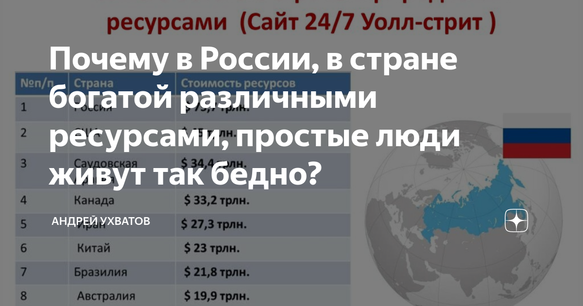 богатство и бедность в современной россии