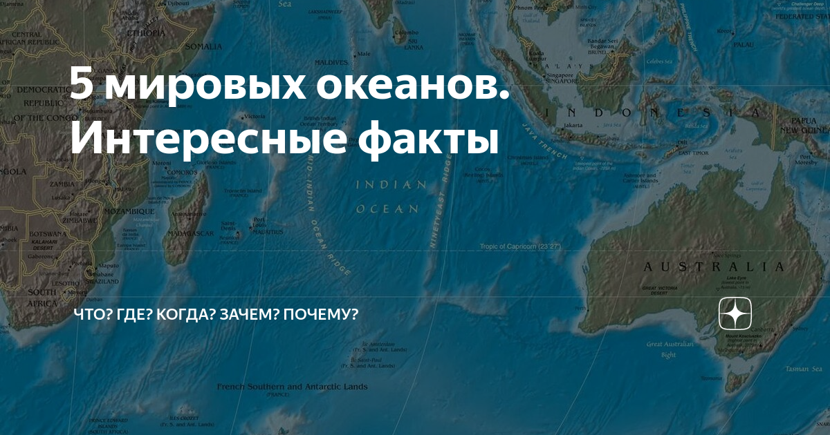 Признаки тихого океана вариант 2