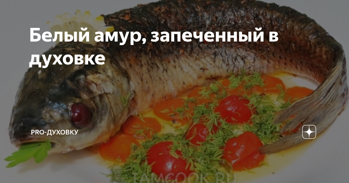Белый амур рецепты приготовления в духовке