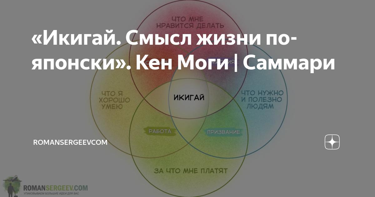 икигай дзен читать