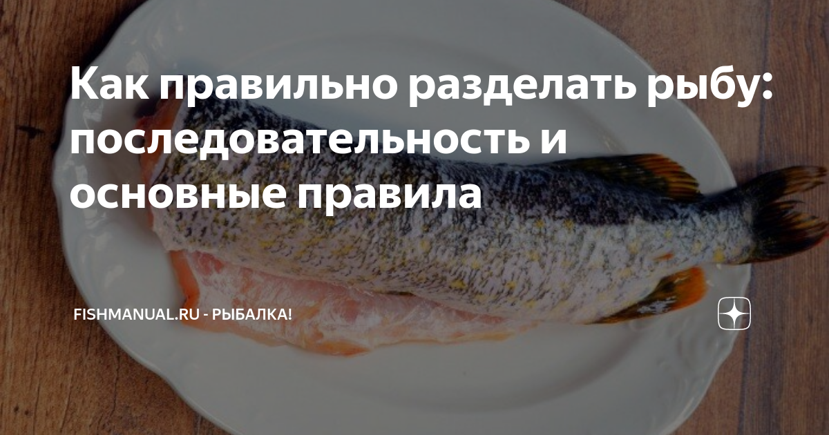 Как правильно разделать рыбу: последовательность и основные правила ...