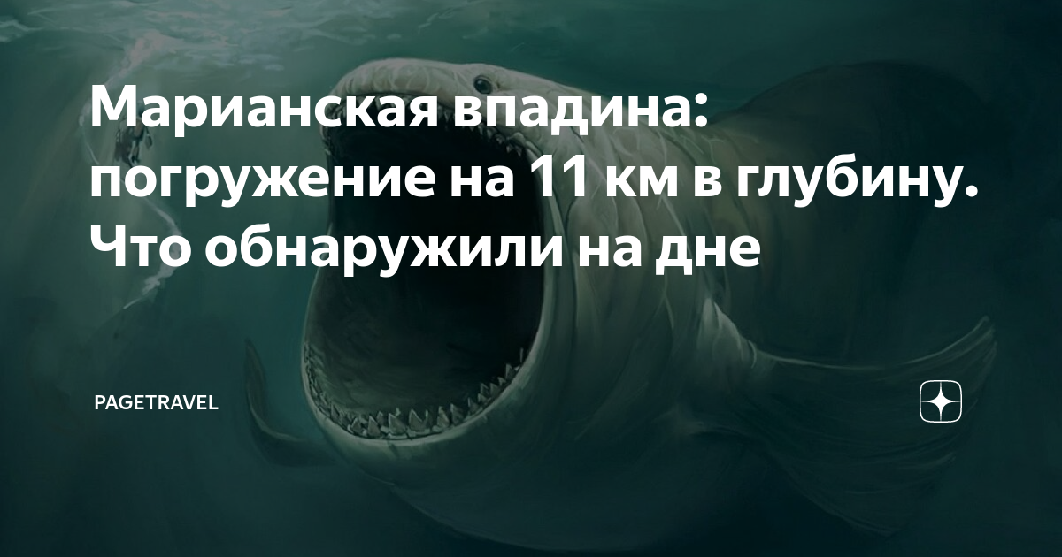 Марианская впадина: погружение на 11 км в глубину. Что обнаружили на ...
