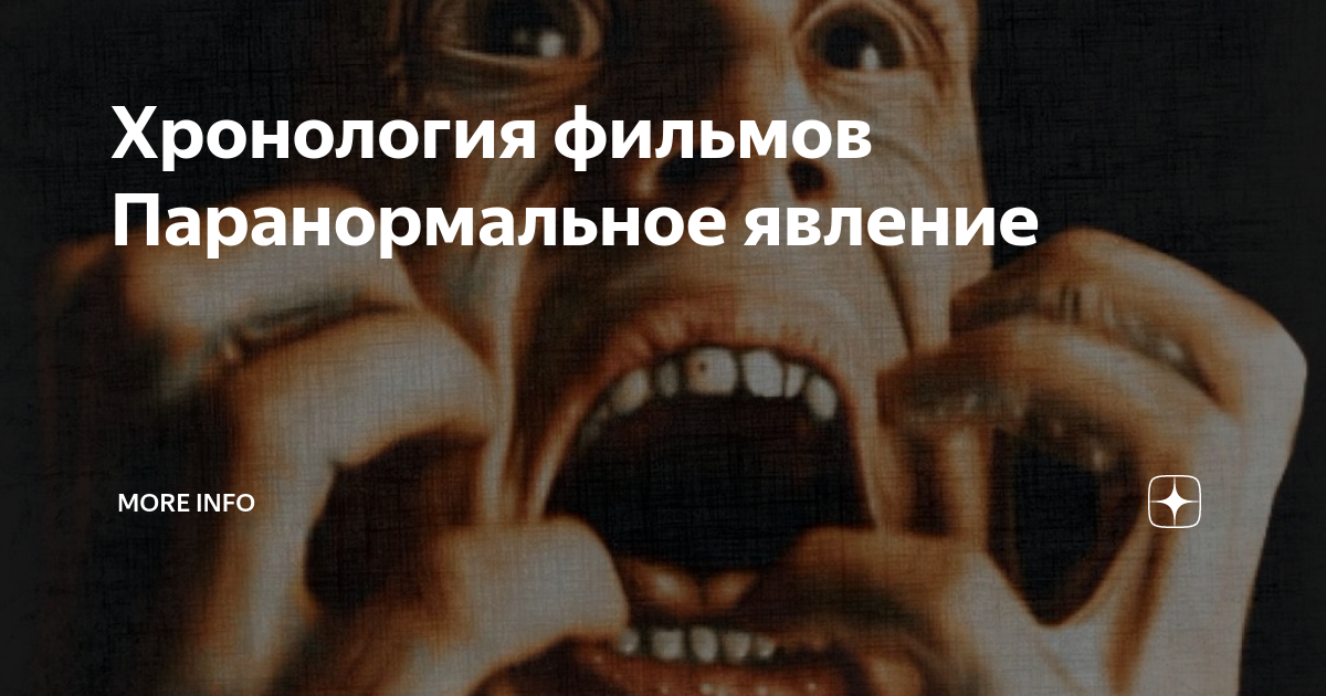 фильмы про паранормальное явление