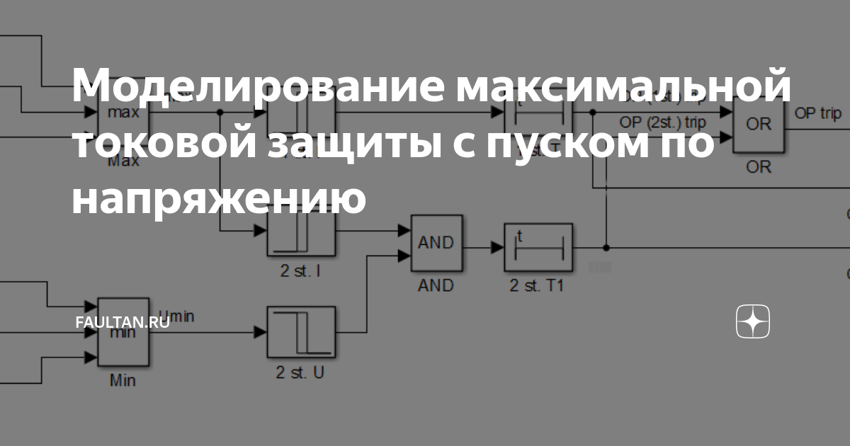 Мтз с пуском по напряжению