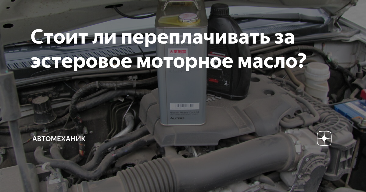 Стоит ли переплачивать за эстеровое моторное масло? | Автомеханик | Дзен