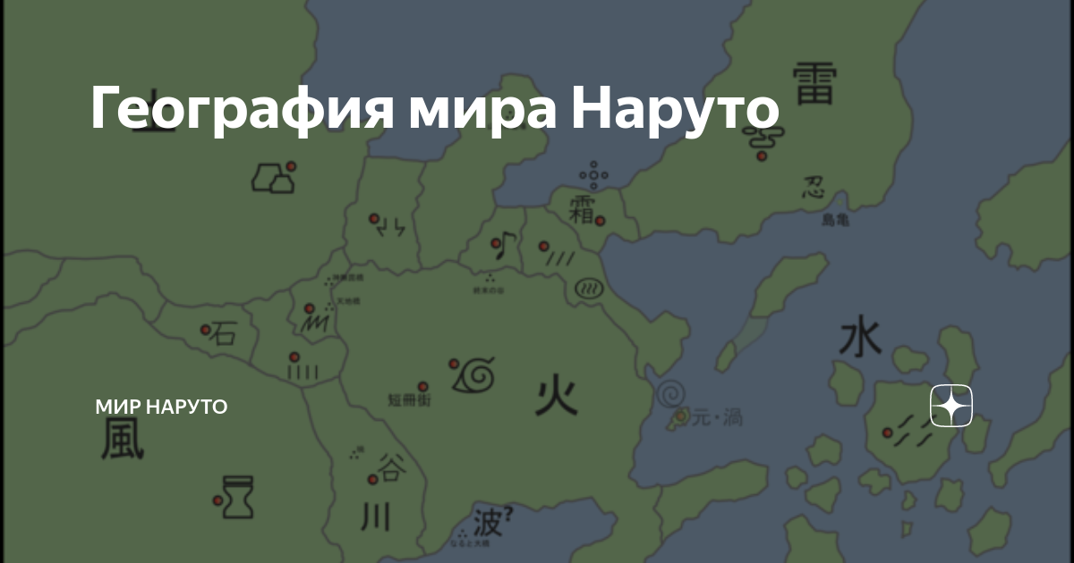 Карта из наруто