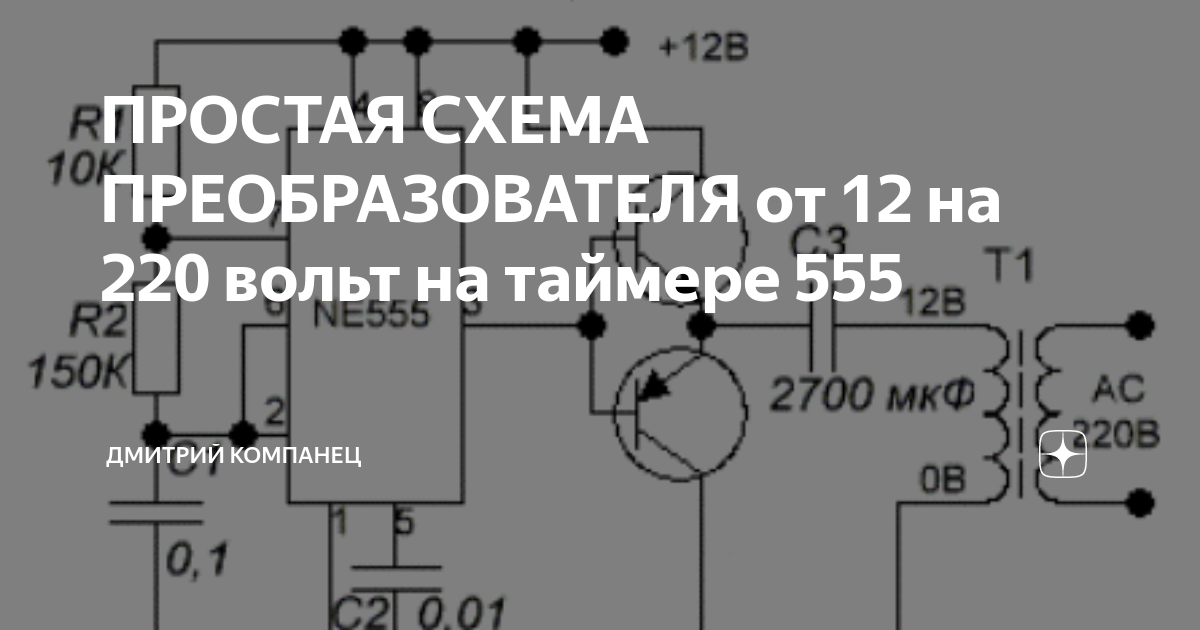 Инверторы 12-220В