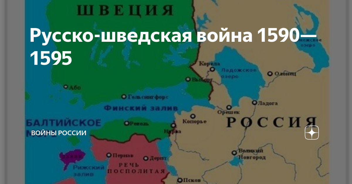 Русско-шведская война 1590—1595 | Войны России | Дзен