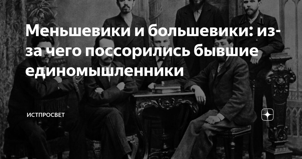 Меньшевики и большевики: из-за чего поссорились бывшие единомышленники ...
