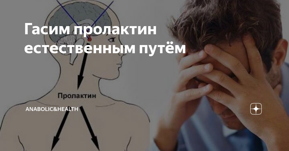 Гасим пролактин естественным путём | Anabolic&Health | Дзен