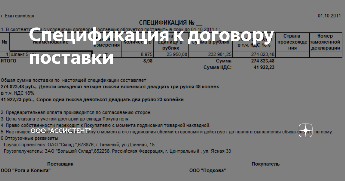 Аванс тк. Спецификация на поставку продукции. Спецификация поставки образец. Спецификация к договору поставки образец. Пример спецификации на поставку товара.