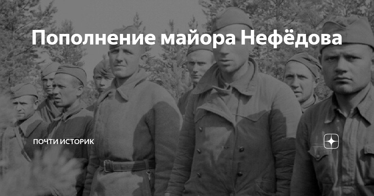 Пополнение майора Нефёдова | Почти историк | Дзен