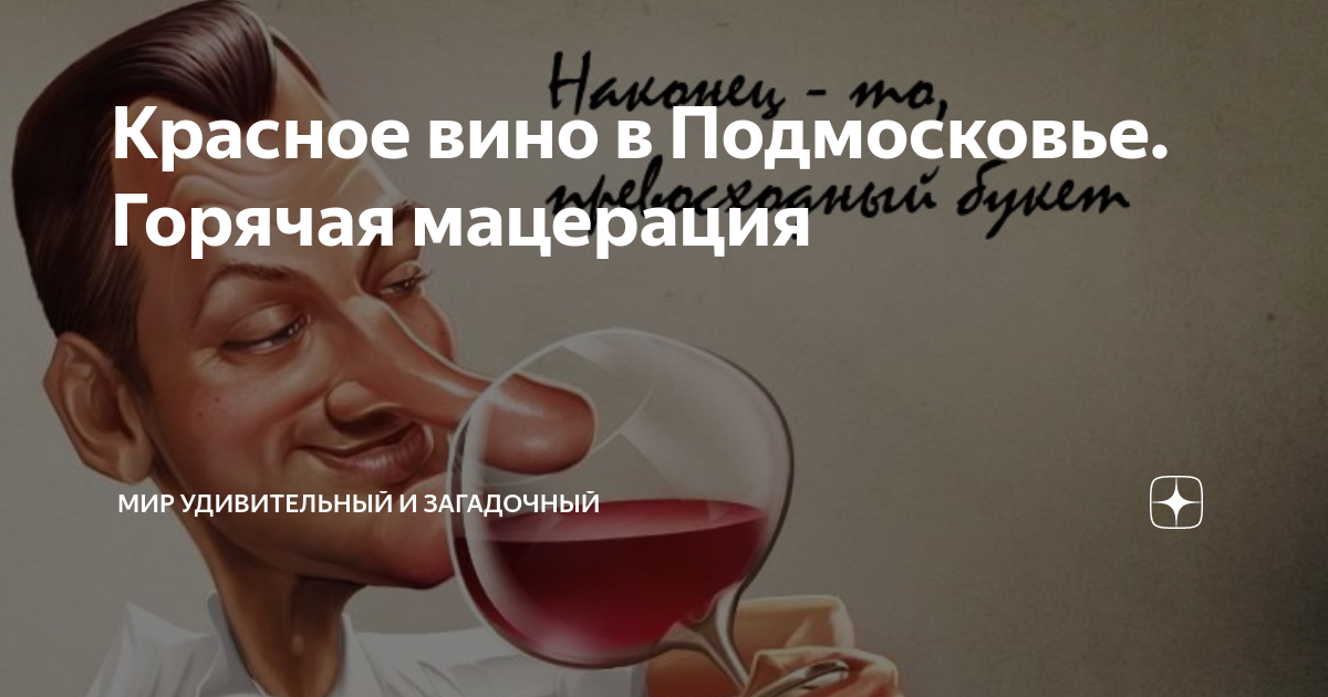 Красное вино в Подмосковье. Горячая мацерация | Мир удивительный и ...