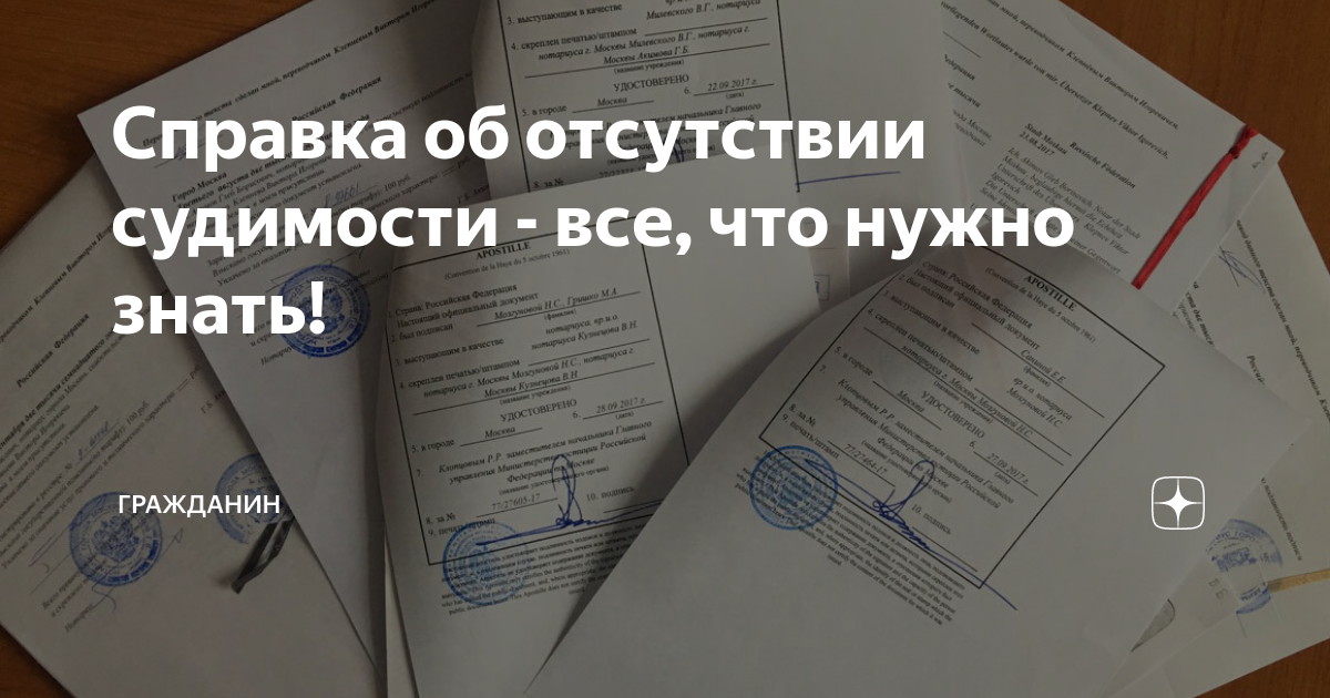 Образец заявление об отсутствии судимости образец