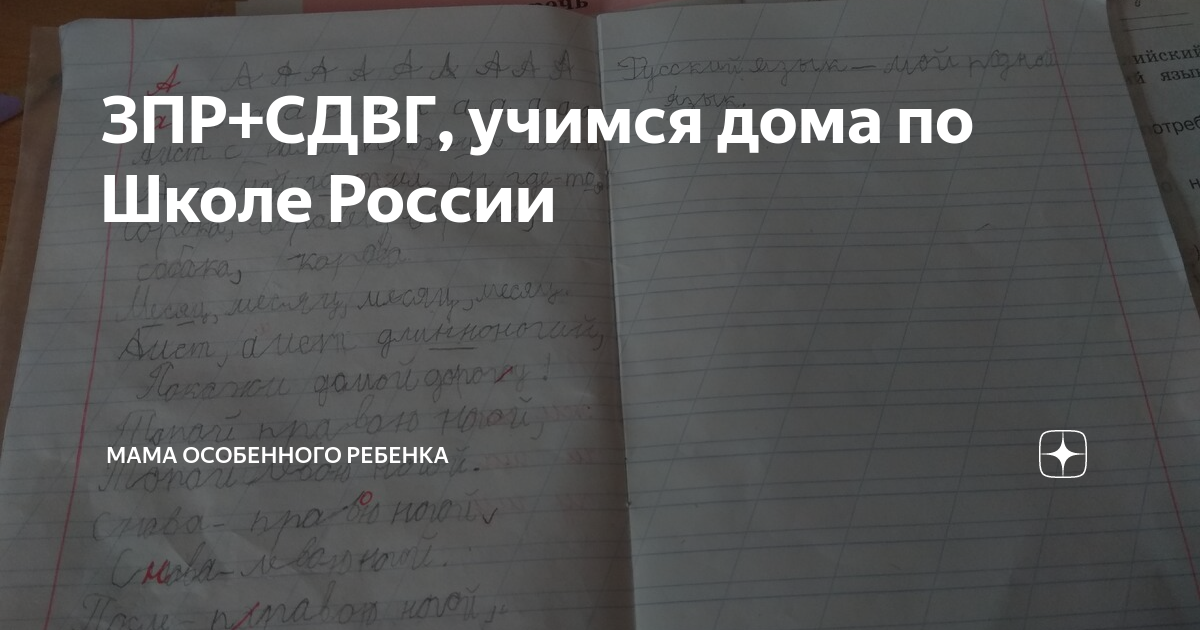ЗПР+СДВГ, учимся дома по Школе России | Мама Особенного Ребенка | Дзен