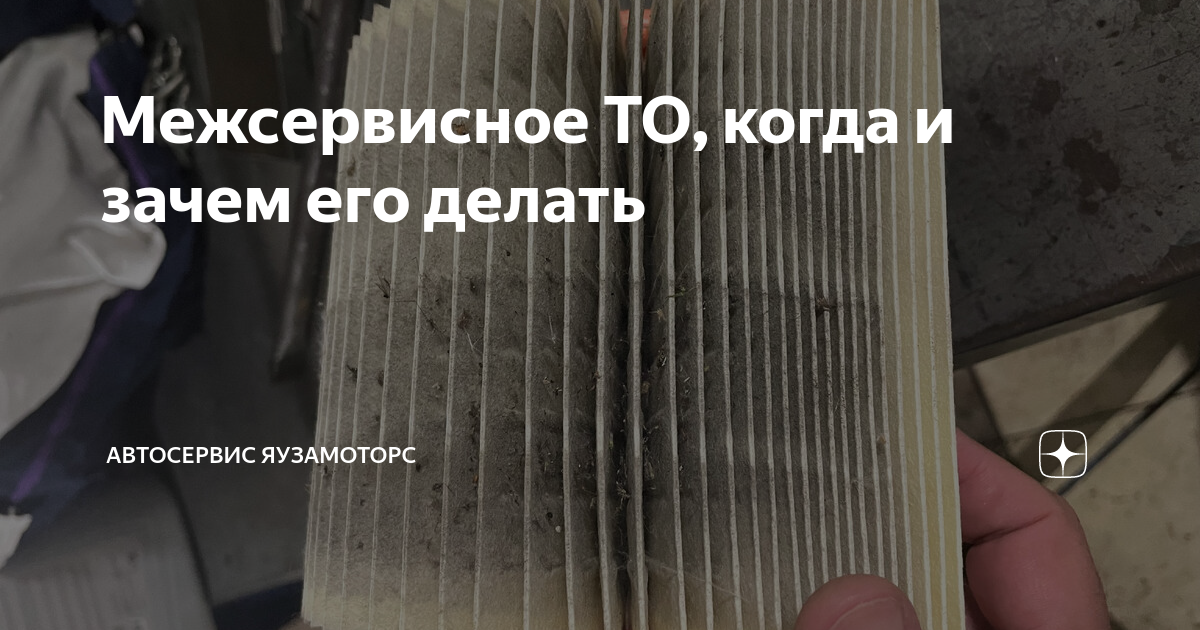Межсервисное ТО, когда и зачем его делать | Автосервис ЯУЗА МОТОРС | Дзен