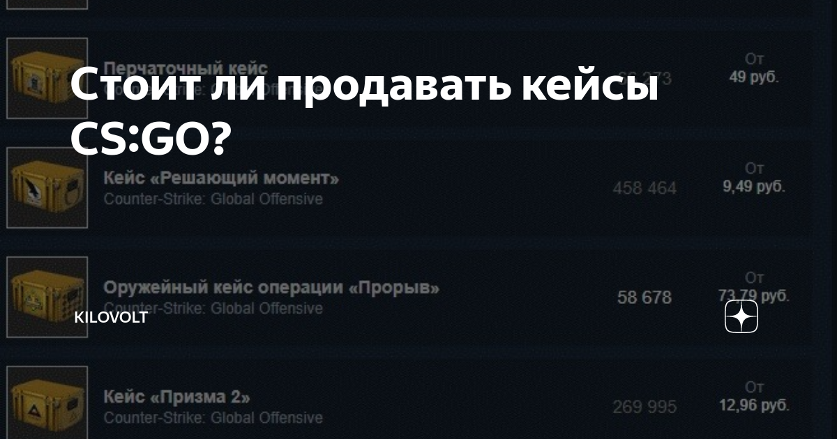 Cs go почему кейсы дорожают