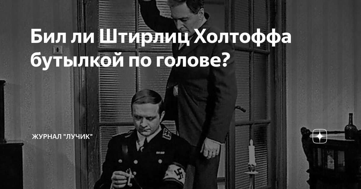 Профессия штирлица. Штирлиц и Холтофф бутылка. Штирлиц бутылкой по голове. Штирлиц с бутылкой. Штирлиц бьет Холтоффа.